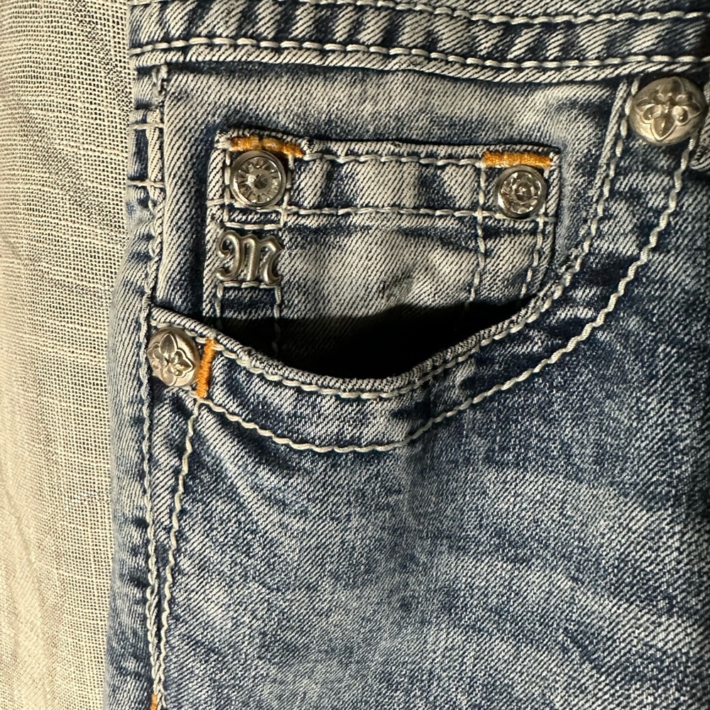 MISS ME DAYDREAM FLOWERS BOOT CUT JEANS - Picture 10 of 13